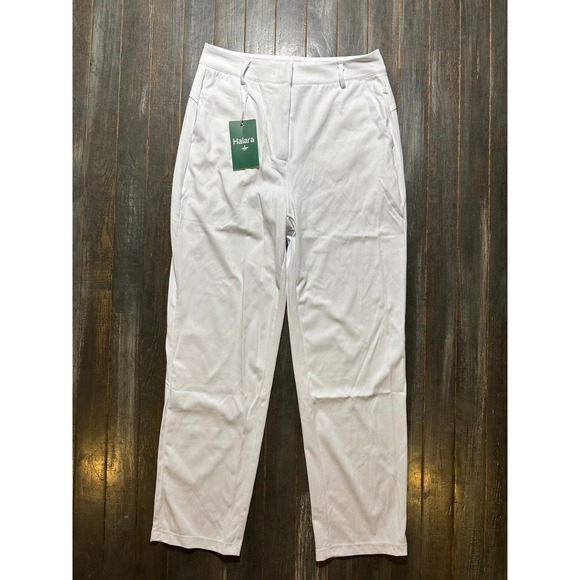 HALARA Pants - Halara White High Waisted Straight Leg Dress Pants Workwear Trousers